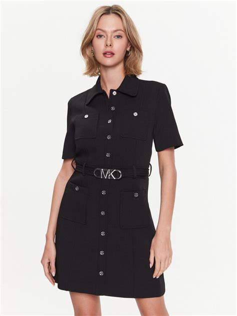 michael kors kleid schwarz langarm|michael kors jet set.